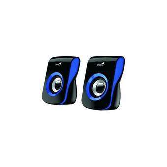 Falabella Parlantes genius 2.0 sp-q180 6 wats usb azul oferta