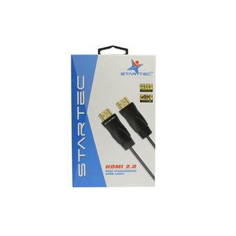 Falabella Cable star tec hdmi 4k ultra hd 3mts negro caja oferta