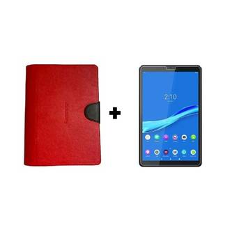 Falabella Funda +vidrio lenovo m10 plus 10.3 x606f rojo oferta