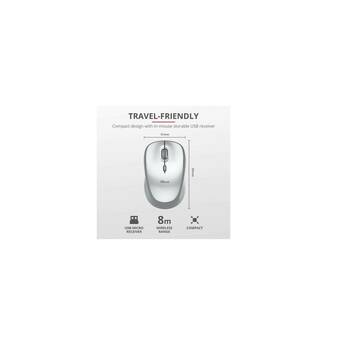 Falabella Mouse inalámbrico USB trust yvi blanco oferta