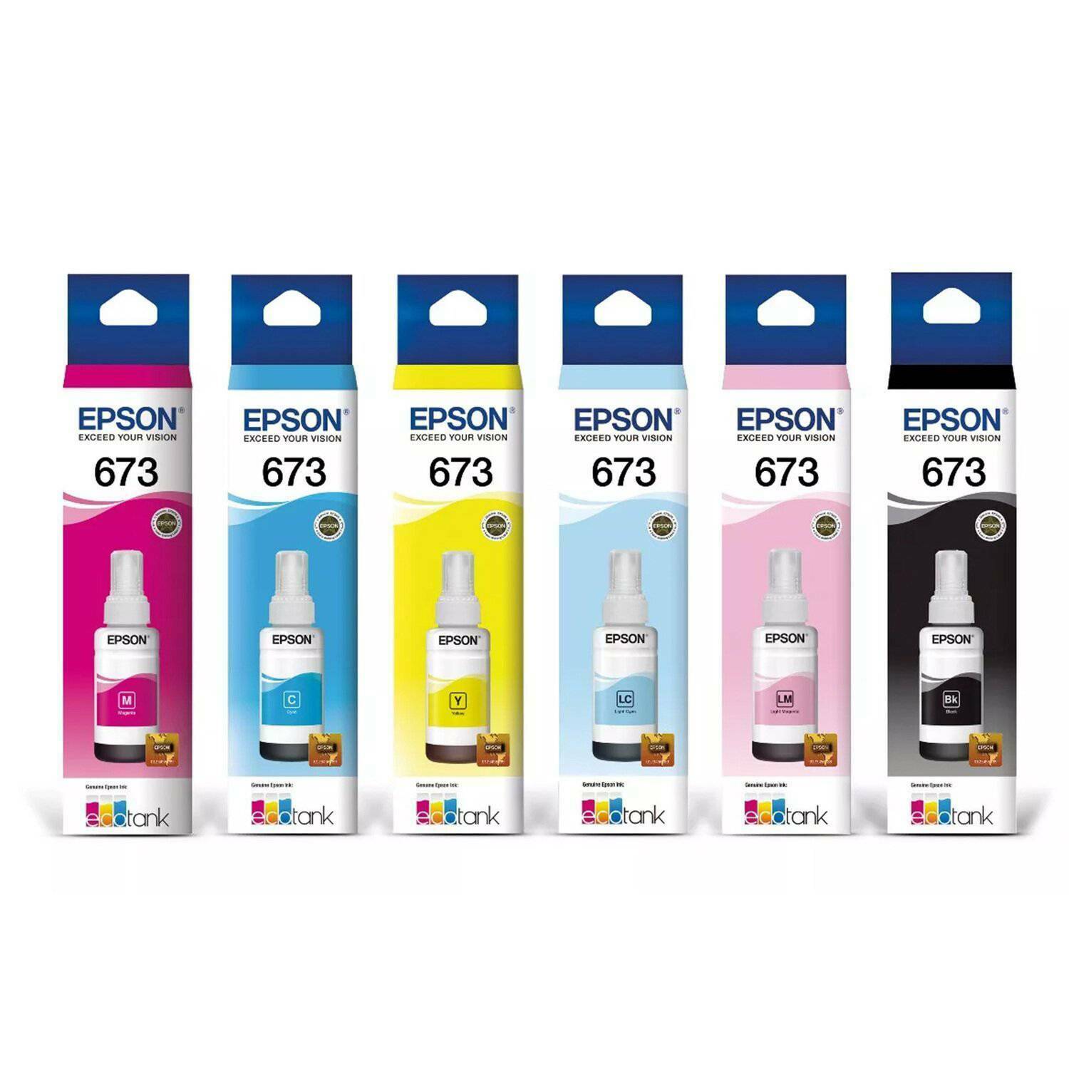 Oferta Botella de tinta epson 673 black en Falabella