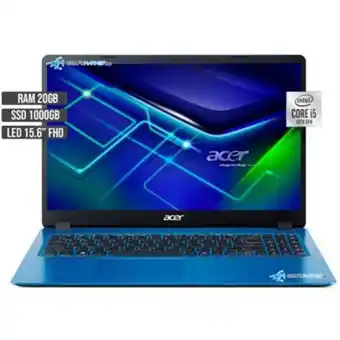 Linio Portatil acer aspire 3 intel core i5 1035g1 ssd 1000gb ram 20gb led 15.6" fhd oferta