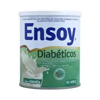 Farmacia San Jorge Ensoy diabeticos vainilla 400 g oferta
