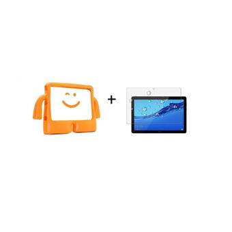 Falabella Funda + vidrio para niños huawei t5 10.1 naranja oferta