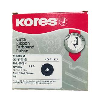 Falabella Cinta ribbon kores olivetti 123 nylon negra oferta