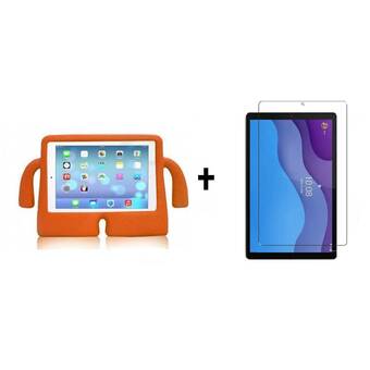 Falabella Funda para niños naranja + vidrio lenovo m10 hd oferta