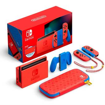 Falabella Consola Switch 1.1 Edición Especial Mario Red Blue 32GB oferta