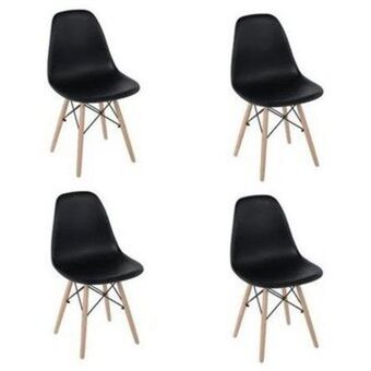 Linio Sillas eames silla minimalista moderna paquete de 4 oferta