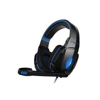 Falabella Audifono microfono luz led gamer g4000azul diadema oferta