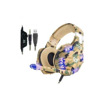 Falabella Diadema gamer g2600 camuflada cafe usb microfono oferta