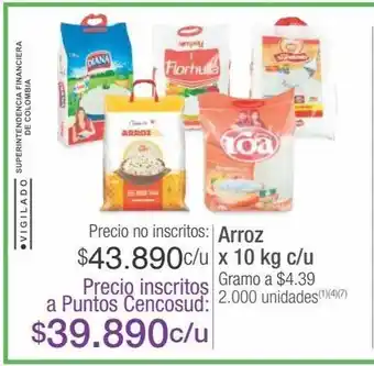 Jumbo Arroz x 10kg oferta