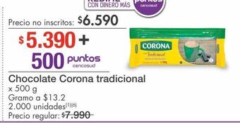 Metro Chocolate corona tradicional x 500 g oferta