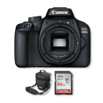 Falabella Canon 4000d sólo cuerpo + memoria 64gb + bolso oferta