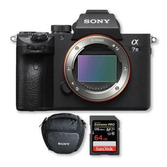 Falabella Sony a7iii 4k + sólo cuerpo + memoria 64gb + bolso oferta