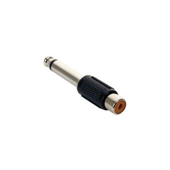 Falabella Adaptador de jack rca a plug 6,3 mm monoaural oferta