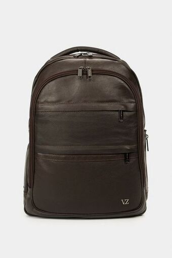 Vélez Morral water resistant de cuero liso para hombre multifuncional cafe oferta