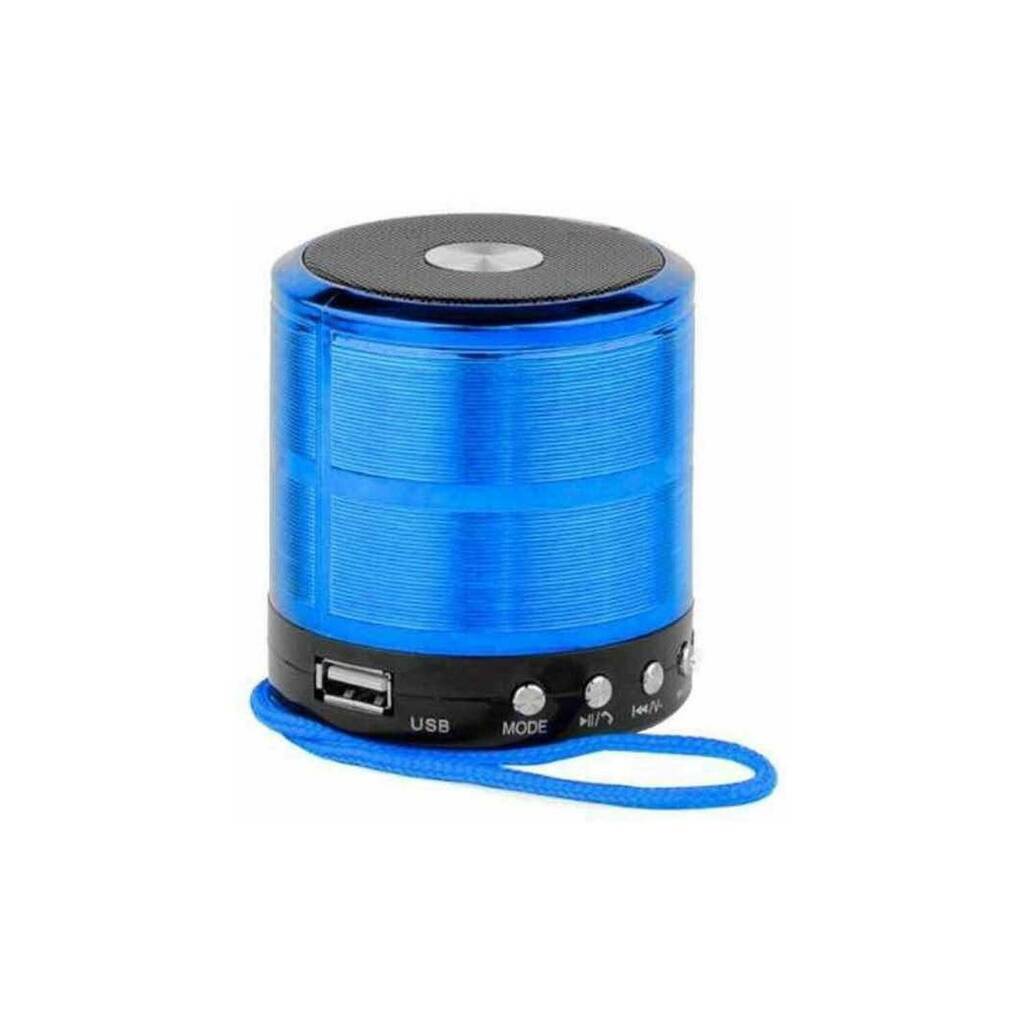 Falabella Parlante bluetooth 887 compacto usb sd azul oferta