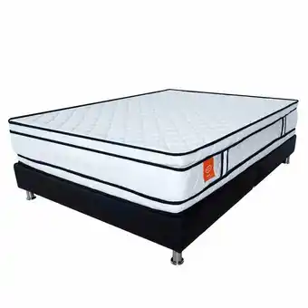 Alkosto Combo colchón romance relax experience spyral queen + base cama oferta