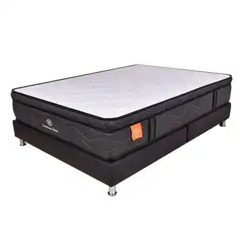 Alkosto Combo colchón romance relax experience sense queen + base cama oferta