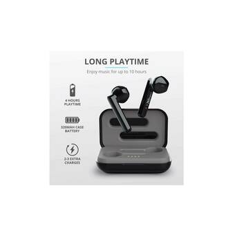 Falabella Audifonos bluetooth trust primo touch negros oferta