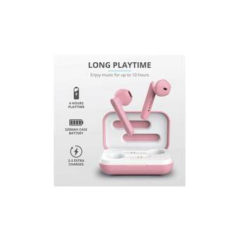 Falabella Audifonos bluetooth trust primo touch rosado oferta