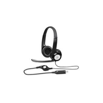 Falabella Audifonos diadema logitech usb con micrófono h390 oferta