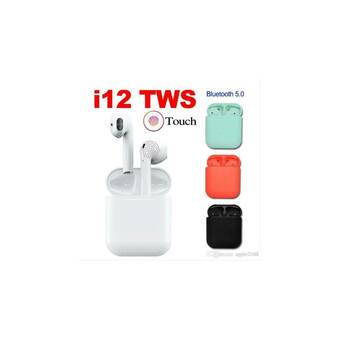 Falabella Auriculares i12 bluetooth 5.0 color rojo oferta