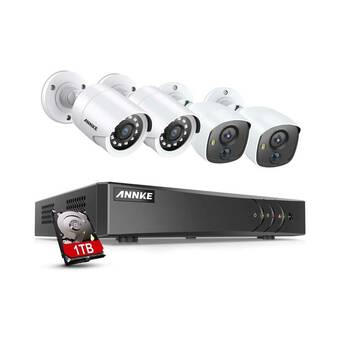 Falabella Sistema dvr vigilancia annke 8ch 5mp con 2 cámaras oferta