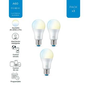 Falabella Kitx3 led inteligente a19 wi-fi luz fria y calida oferta