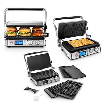 Falabella Waflera Parrilla Panini Delonghi 3 en 1 Apertura 180 oferta
