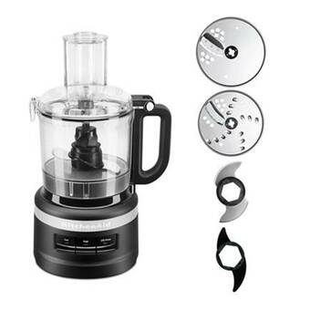 Falabella Procesadora de Alimentos KitchenAid Plus 7 Tazas Negro Mate 250W 3 Velocidades oferta
