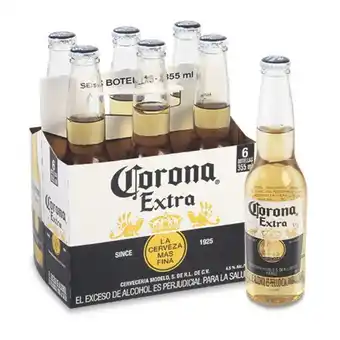 Makro Cerveza corona botella 355mlx6u oferta