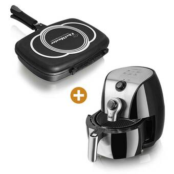 Falabella Freidora aire 4.3 l+ sartén doble 32 cm chefmaster oferta