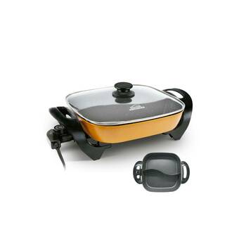 Falabella Sarten electrico Home Elements cuadrado copper oferta