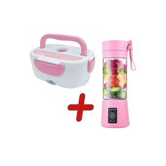 Falabella Combo lonchera porta comidas electrica+licuadora r oferta