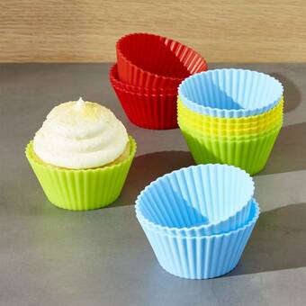 Falabella Setx 12 Moldes de Cupcakes en Silicona oferta