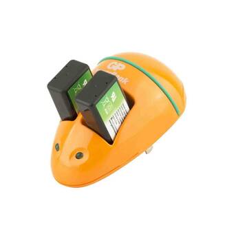 Falabella Cargador 2 puestos + 2 pilas gp cuadrada 9v oferta