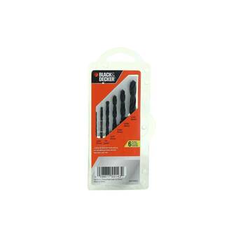 Falabella Juego clip de brocas metal 6 piezas black+decker oferta