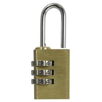 Falabella Candado de clave en bronce, 3 digitos 30mm oferta