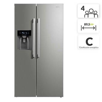 Falabella Nevecón Mabe Side by Side 490 lt Inox MSL504SONBS0 oferta