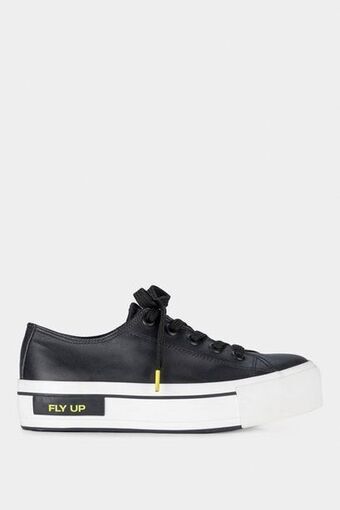Vélez Tenis nepal de cuero para mujer acentos de color oferta