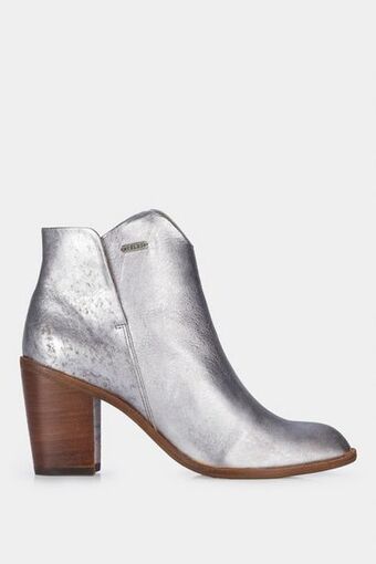 Vélez Botines luca en cuero con folia para mujer efecto desgastado oferta