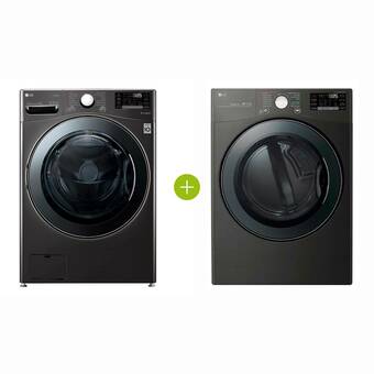 Falabella Combo Lavadora LG Frontal 22 kg + Secadora LG Gas 22 kg DF22BV2B.ABLECO oferta