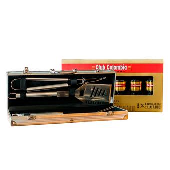 Falabella Club Colombia Botella 330 cc Dorada + Kit Parrillero - Edición Especial oferta