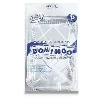 Makro Molde aluminio domingo oficio 6u oferta