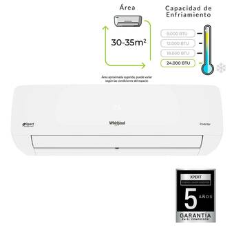 Falabella Aire Acondicionado Split Tecnología Inverter Whirlpool 24.000 BTU oferta