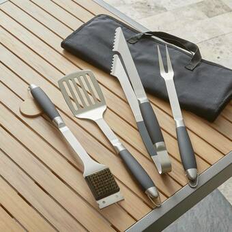 Falabella Setx 4 Utensilios de Asado en Acero Inoxidable oferta