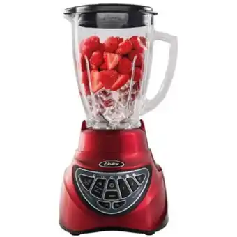 Linio Licuadora 1.5 l. oster. reversible. 6 cuchillas, 500 w, roja oferta