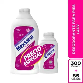 Olímpica Talco mexsana lady 300g +85 g p/esp oferta