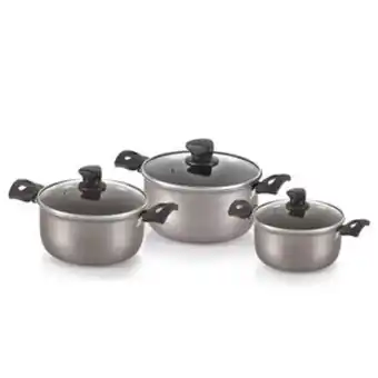 Almacenes La 13 Juego de ollas 6 piezas antiadherente talent /... oferta